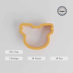 Koala Shape Cutter Set, 18 Sizes, Perfect for Cookies, Fondant & Clay, Cute Australian Marsupial Design PRODUCT_1297