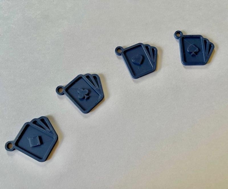 Playing Card Keyring / Keychain
