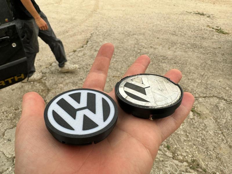 Volkswagen Hubcaps 55mm/51mm