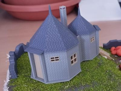 Hagrids Hut from Harry Potter, scale 1:87/ H0/ HO