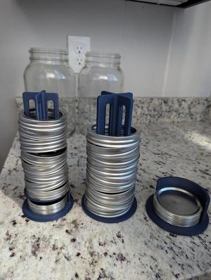 Larger Mason Jar Lid Storage