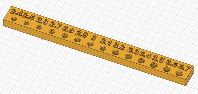 Hole and Thred Test for M3 Screws