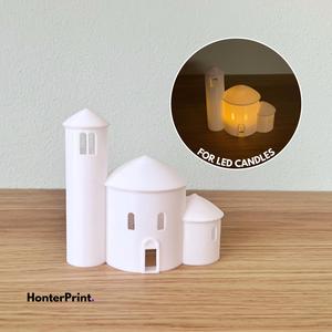 Rotunda Candle Holder – STL File for 3D Printing