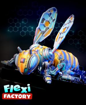 Flexi Factory Cyber Bee with 3MF Included!