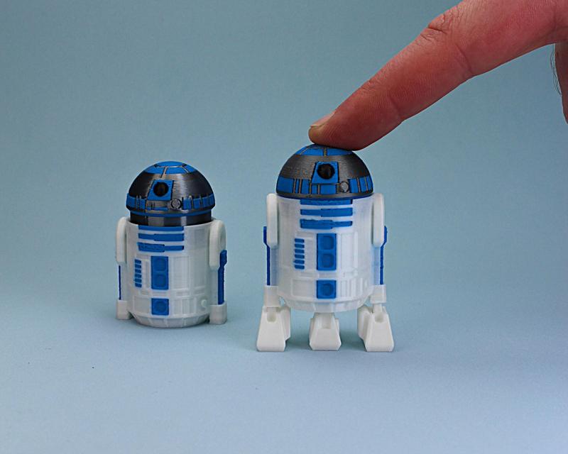R2-D2 Fidget Clicker Keychain