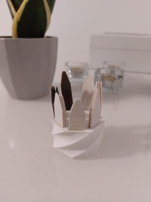 Collar stiffener holder