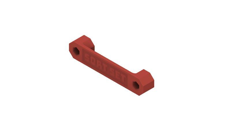 SORTSET Wall Rails for Pegboard