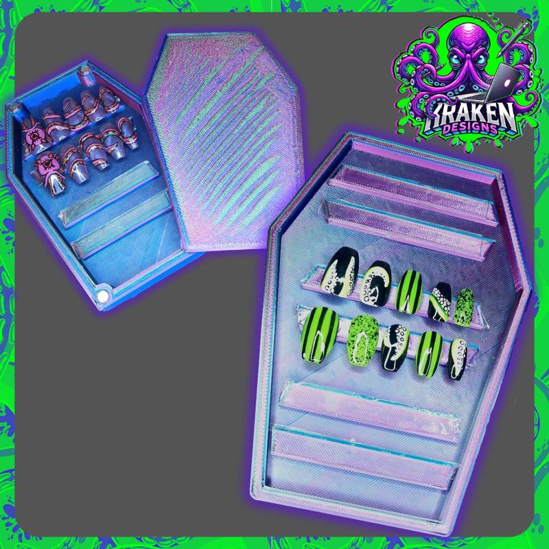Coffin False Nail Storage