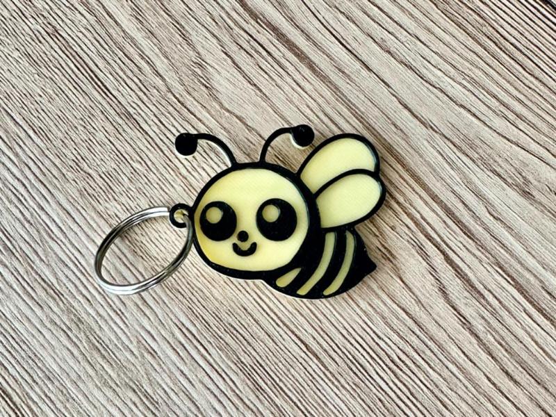 Bee Keychain Beekeeper Insect