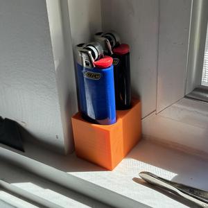 Double BIC Lighter Holder