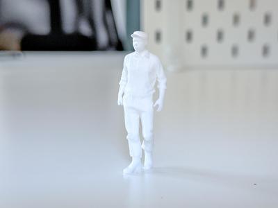 Miniature Man/Worker for your Diorama