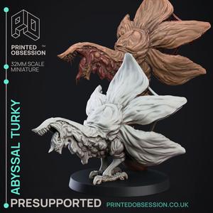 Abyssal Turky - Elemental Familar - PRESUPPORTED - 32mm scale