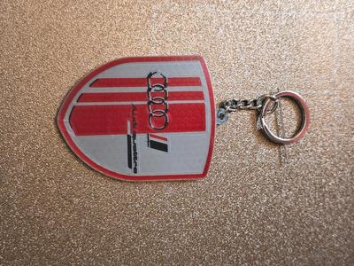 Audi Quattro Keychain