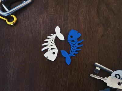Keychain - Flexible Fish