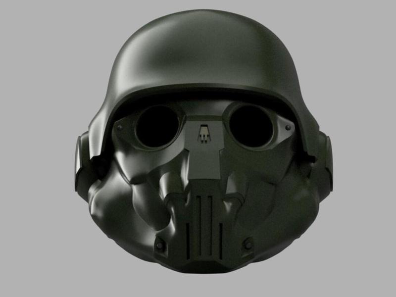  HellDivers 2 - AF-50 Noxious Ranger Helmet DIY KIT Cosplay 1:1 scale
