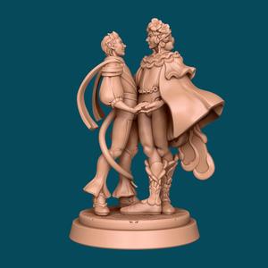 A dancing couple — diorama