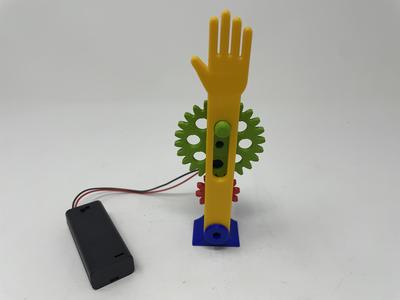 A Simple 3D Printed Whitworth Quick Return Mechanism.