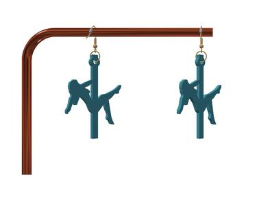 Naughty keychain / earrings