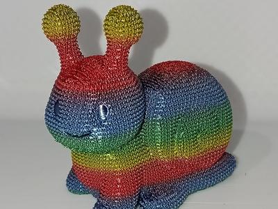 Funny Knitted Snail - knit