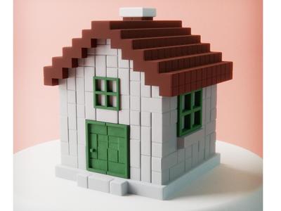 Brick Bird House