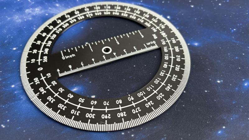 New 360 Degrees Protractor centimetre (cm) And Inch