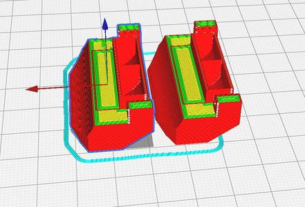 Tenlog BMG fan duct long side