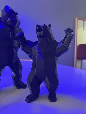 Low Poly Bear - Elevate Your Space with a Touch of Wilderness!