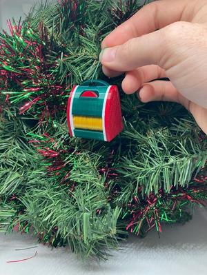 Disc Golf Bag Christmas Ornament