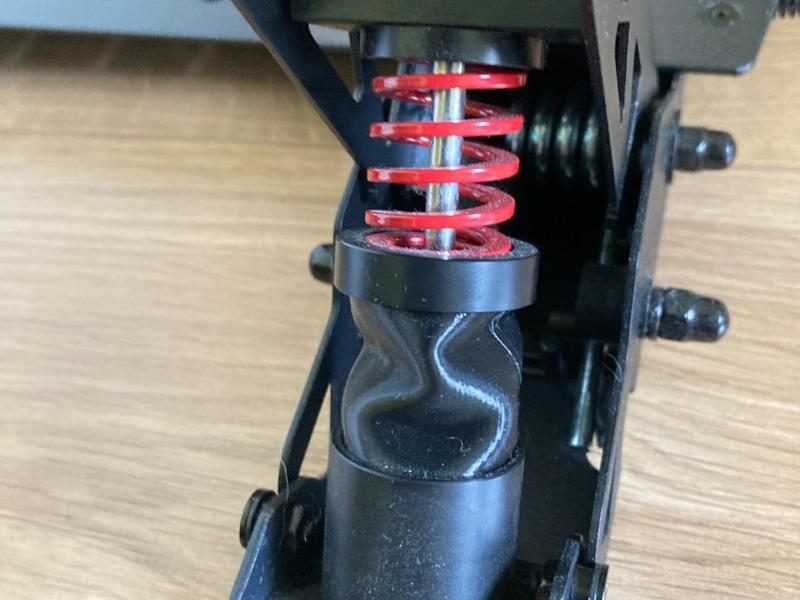 Weaker TPU rubber for the MOZA SR-P Lite pedal kit