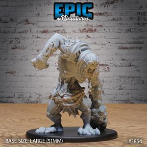 Big Flesh Ghoul Mutation / Evil Spirit / Undead Humanoid Beast / Zombie Spawn / Graveyard Encounter