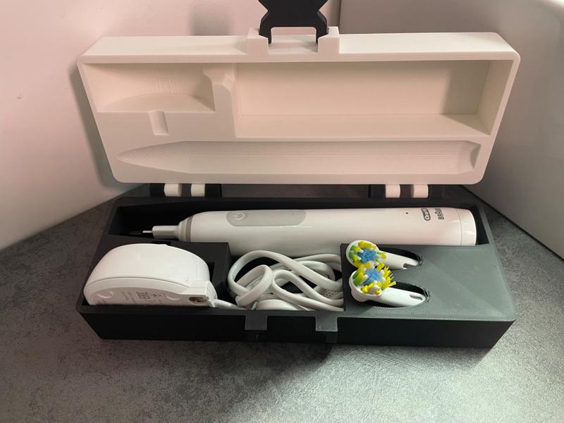 Oral-B electrical toothbrush travel case