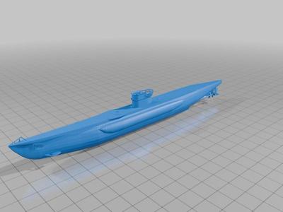 U-boat Type VII Full Hull