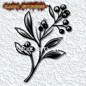 mistletoe wall art mistletoe sprig wall decor Christmas decoration