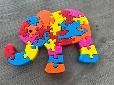 elephant Puzzle 3years