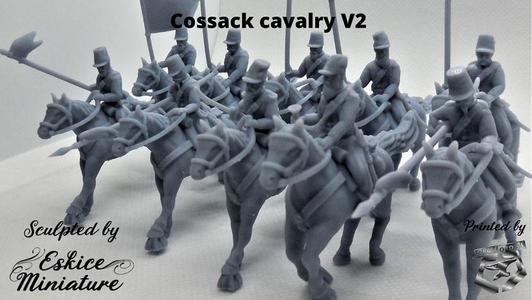 Cosaques ! 10 Cavaleriers en casquettes - 28mm