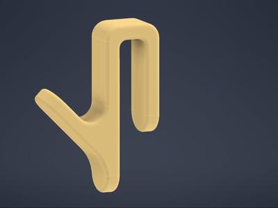 Heating hook 14,2mm/65mm/95mm for clothing