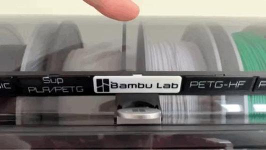 AMS filament and connection information labels