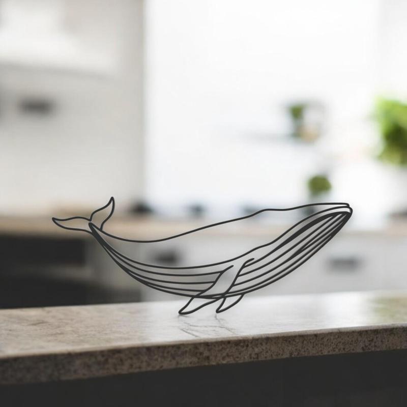 Whale Line Art - Desktop Line Art