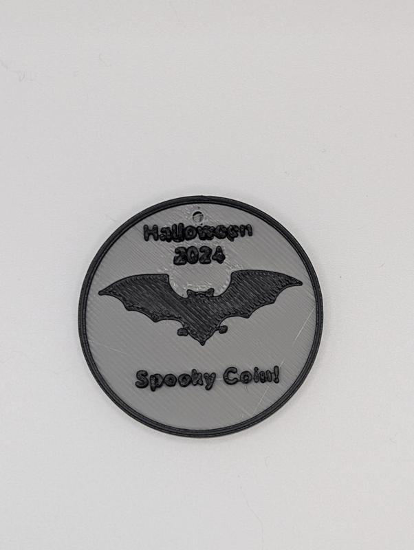 Spooky Coin keychain