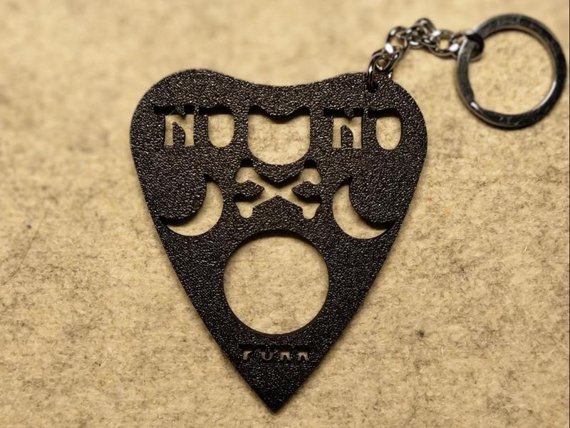 Ouija Cat Keychain