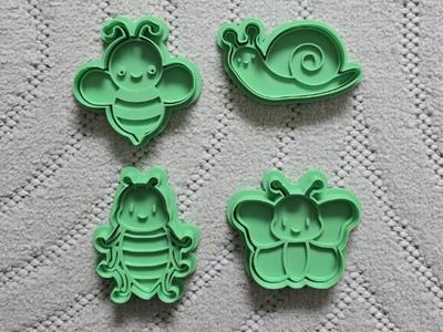 Cute Bug Insect Animals Playdoh Cookie Cutter Clay