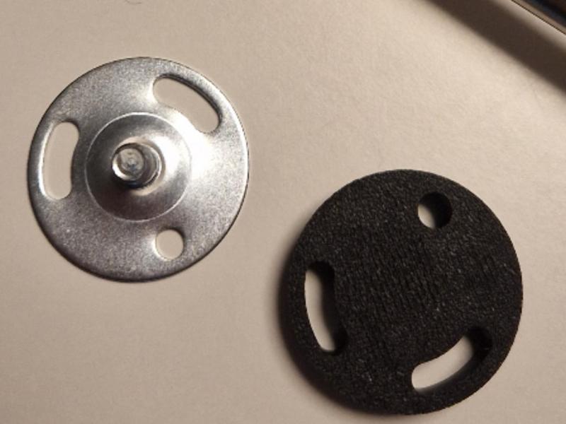 Curtain gasket/pad holder 10mm