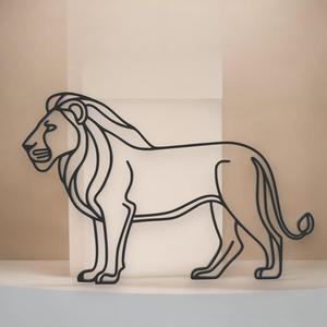 Lion Line Art - Desktop Line Art