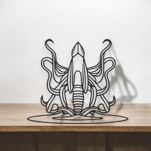 Kraken Line Art - Desktop Line Art