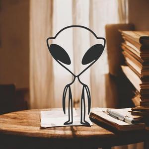 Alien Line Art - Desktop Line Art