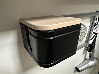 Ikea LILLASJON Toilet Paper Roll Holder shelf lift