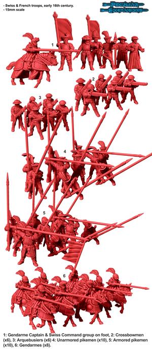 15mm Swiss & French - Army Bundle