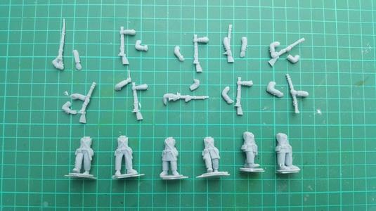 28mm American Civil War Sack Coat Infantry & Custom Head Exporter 28-ACW-1