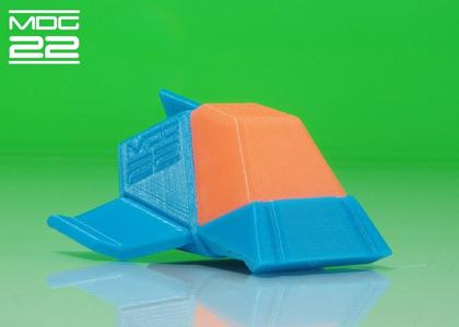 MDG22 Sci-fi spaceship toy No.6 (larger sized) - no supports - easy print