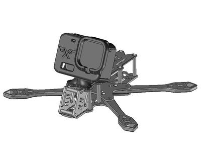 P X F Support GoPro 9 10 11 12  JENO 25° Tilt